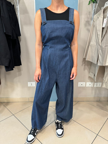 Rocknroll-Jumpsuit in chambray