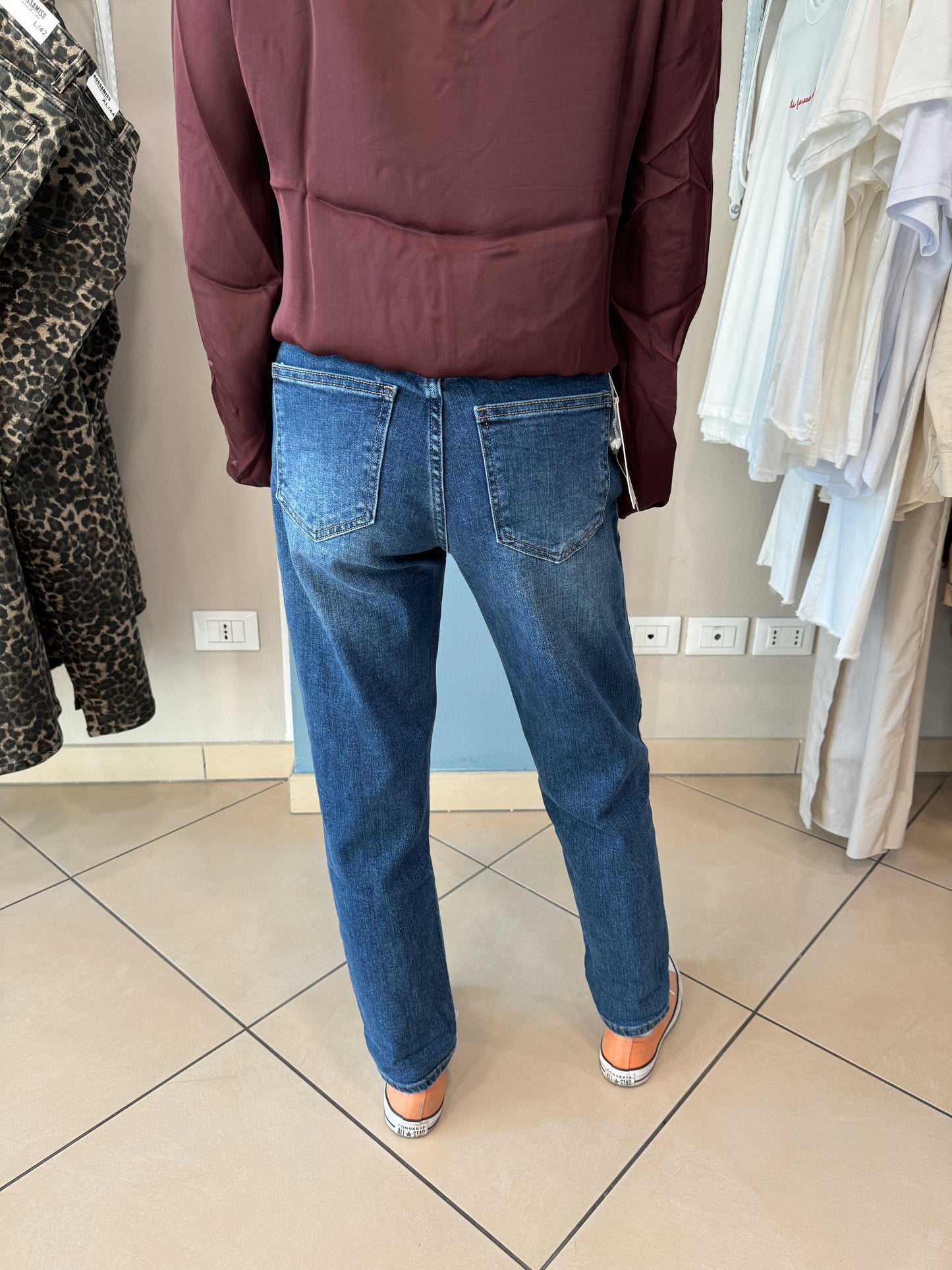 Denim Mom Fit- lavaggio medio