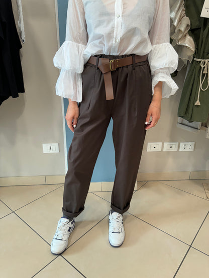 Susymix- Pantalone con elastico in vita